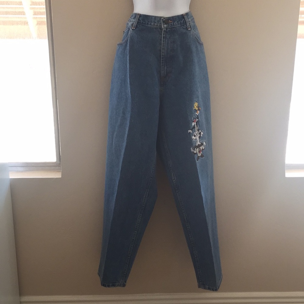 Looney Tunes Classic denim blue jeans plus size 16